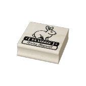 Ex Libris – ウサギ ラバースタンプ (スタンプ)