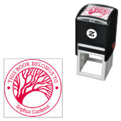 Ex Libris – オーバーハングしたツリー セルフインキングスタンプ (インサイチュ)