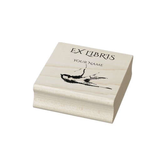 EX LIBRIS – ツバメ ラバースタンプ (スタンプ)