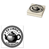 Ex Libris – ティーポット ラバースタンプ (押印)