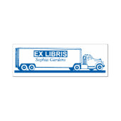 Ex Libris – トラック セルフインキングスタンプ (デザイン)