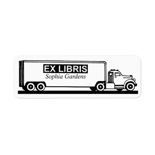 Ex Libris – トラック ラベル (正面)