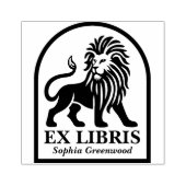 Ex Libris – ライオン ラバースタンプ (インプリント)
