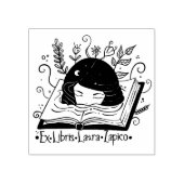 Ex-Libris ラバースタンプ (インプリント)