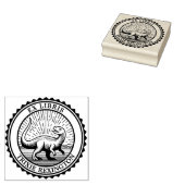 Ex Libris – 恐竜 ラバースタンプ (押印)