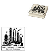 Ex Libris -油精錬所 ラバースタンプ (押印)