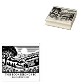 Ex Libris – 農村風景02 ラバースタンプ (押印)