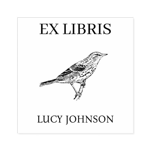 EX LIBRIS Bookplate | Personalized Library Book  ラバースタンプ (インプリント)