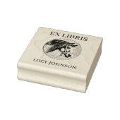 EX LIBRIS Bookplate Rubber Stamp | Personalized ラバースタンプ (スタンプ)