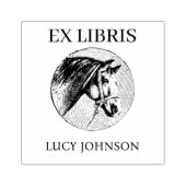 EX LIBRIS Bookplate Rubber Stamp | Personalized ラバースタンプ (インプリント)