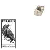 Ex Libris - Crow ラバースタンプ (押印)