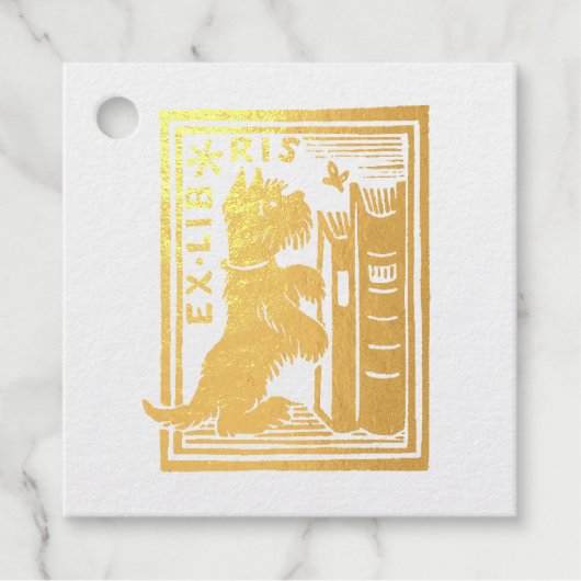 Ex Libris Dog Library Book C;lub Friendship フェイバータグ (正面)