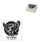 Ex Libris - Librarian Owl ラバースタンプ (押印)