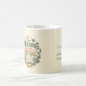 Ex Libris Reading Is My Ritual Bookish Celestial コーヒーマグカップ (中央)