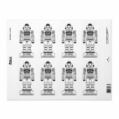 Ex Libris - Robot Librarian v2 ラベル (フルシート)