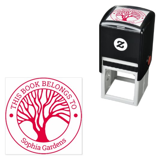 Ex Libris - Tree of Life 02 セルフインキングスタンプ (インサイチュ)