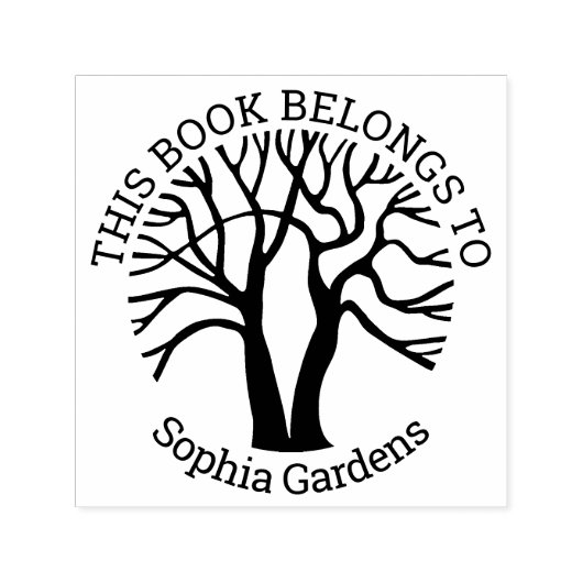 Ex Libris - Tree of Life v2 セルフインキングスタンプ (デザイン)