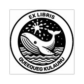 Ex Libris - White Whale ラバースタンプ (インプリント)