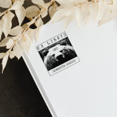 Ex Libris, Wild Bear Book ラバースタンプ