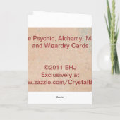 EX Medieve Cartoonのグリーティングカード用 カード (裏面)