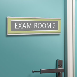 Exam Room Doctor Office CAN edit color サインプレート