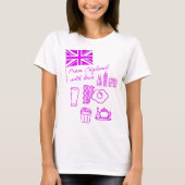 EXANGLIA (Purple) Basic Tシャツ (正面)