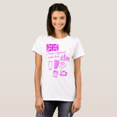 EXANGLIA (Purple) Basic Tシャツ (正面フル)