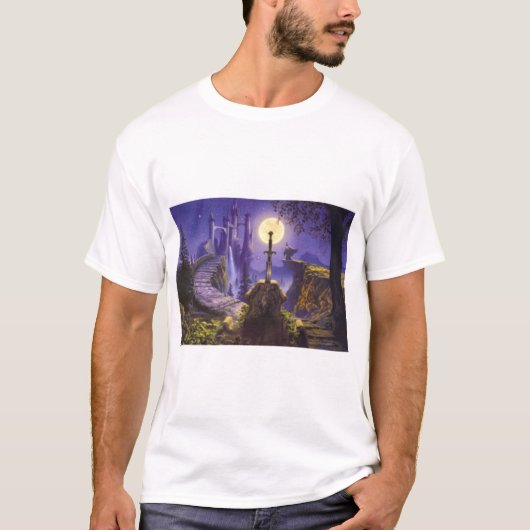 Excaliberの剣のワイシャツ Tシャツ (正面)