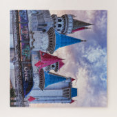 Excalibur hotel and Monorail, Las Vegas Puzzle ジグソーパズル (横)