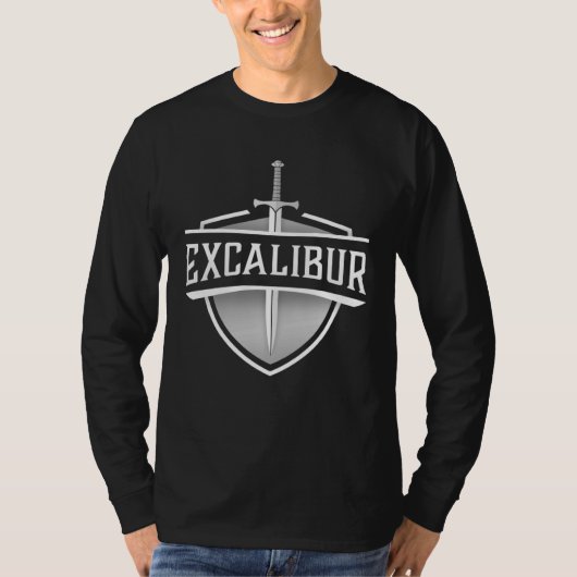 Excalibur The Legendary Sword in the Stone of King Tシャツ (正面)