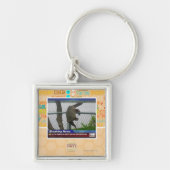 Excapingのカメ キーホルダー (正面)