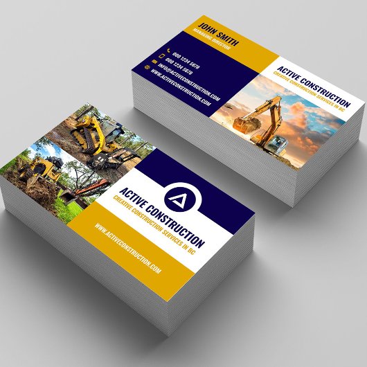 Excavating, Forestry mulching, land clearing Busin 名刺