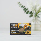 Excavation, Building Construction, Concrete works 名刺 (スタンド正面)