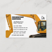 Excavation Services Business 名刺 (正面)