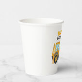 Excavator Construction Birthday Paper Cups   紙コップ (右)