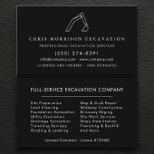 Excavator Construction Operator Company 名刺
