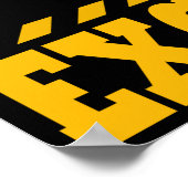 Excavator Gifts Kids Construction Gift Excavator ポスター (角)