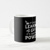 Excavator It's Not Leaking Oil Construction Worker コーヒーマグカップ (正面左)