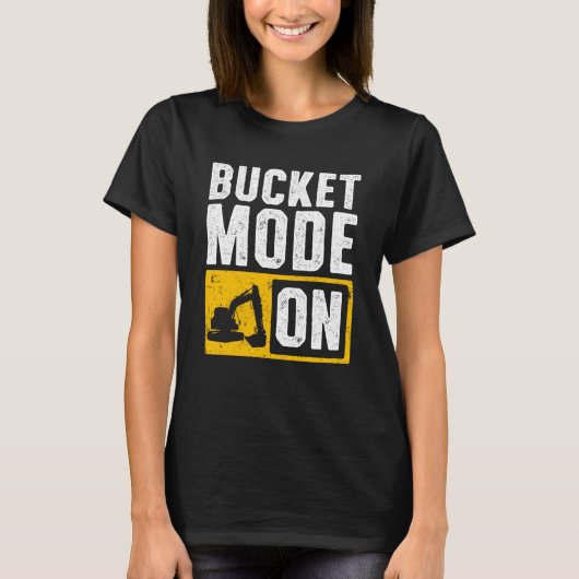 Excavator Operator For Excavator Driver Backhoe Op Tシャツ (正面)
