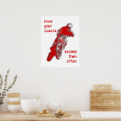 Exceed Your Limits Dirt Bike Motocross Poster ポスター (キッチン)