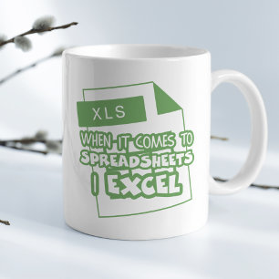 Excelで来スプレッドシートする場合おもしろい コーヒーマグカップ