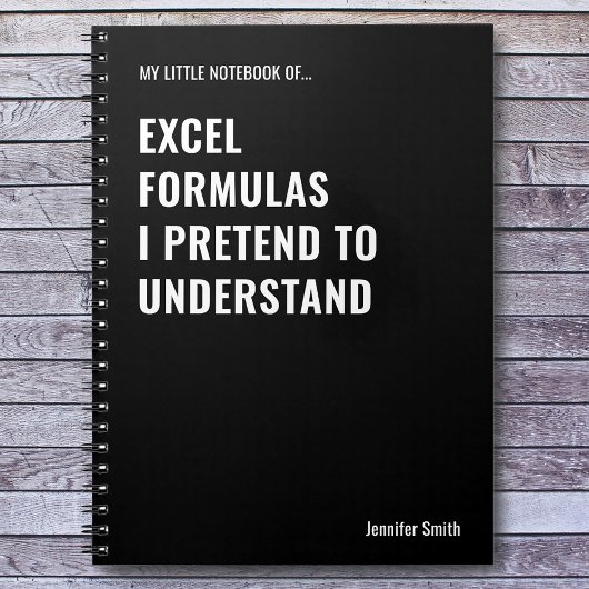 Excelの数式を理解しているふりをする ノートブック