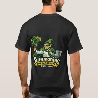 Excelの魔法使い - 面白いスプレッドシートの魔法使い オフィス tシャツ