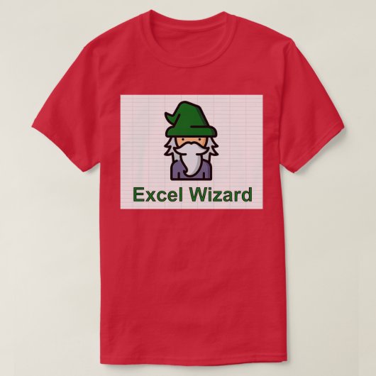 Excelウィザード Tシャツ (デザイン正面)