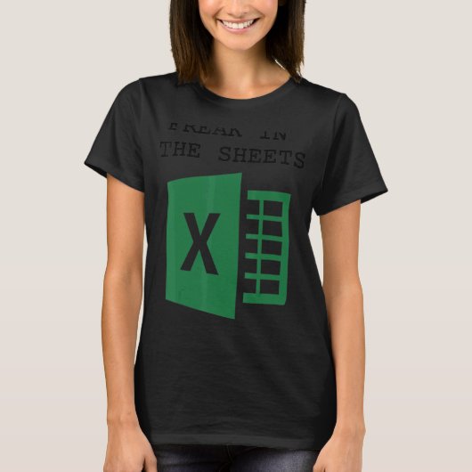 Excelシートに入る Tシャツ (正面)