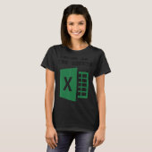 Excelシートに入る Tシャツ (正面フル)