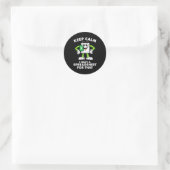 Excel同僚 従業員 送別会 お別れ 誕生日 ラウンドシール (バッグ)