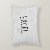 EXCEL文字オン樺の木ツリーアクセント枕 アクセントクッション (正面(垂直))