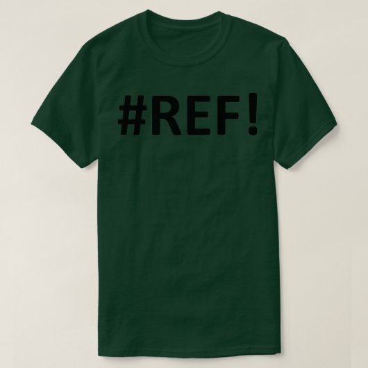 Excel REF Tシャツ (デザイン正面)