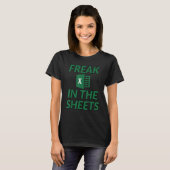 Excel Sheets Teeに夢中になる Tシャツ (正面フル)